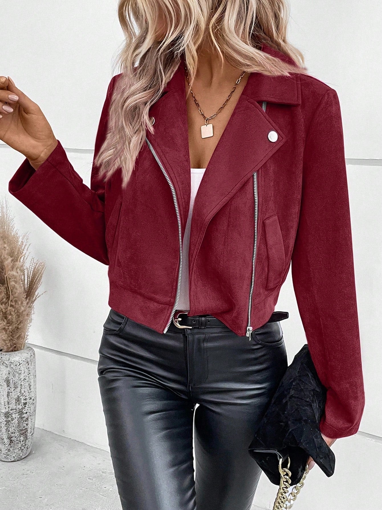 VERA™ | Veste en suède élégante