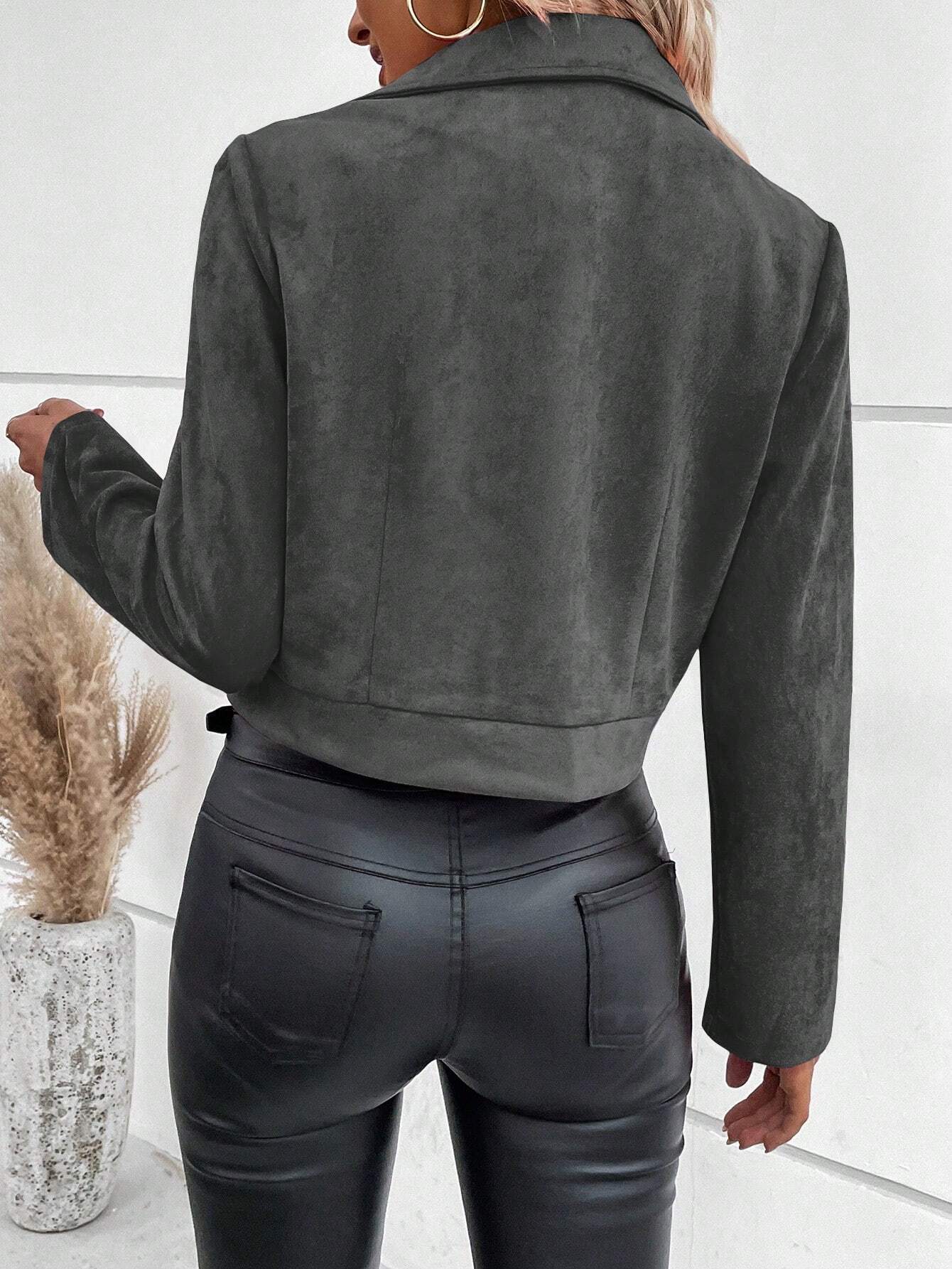 VERA™ | Veste en suède élégante