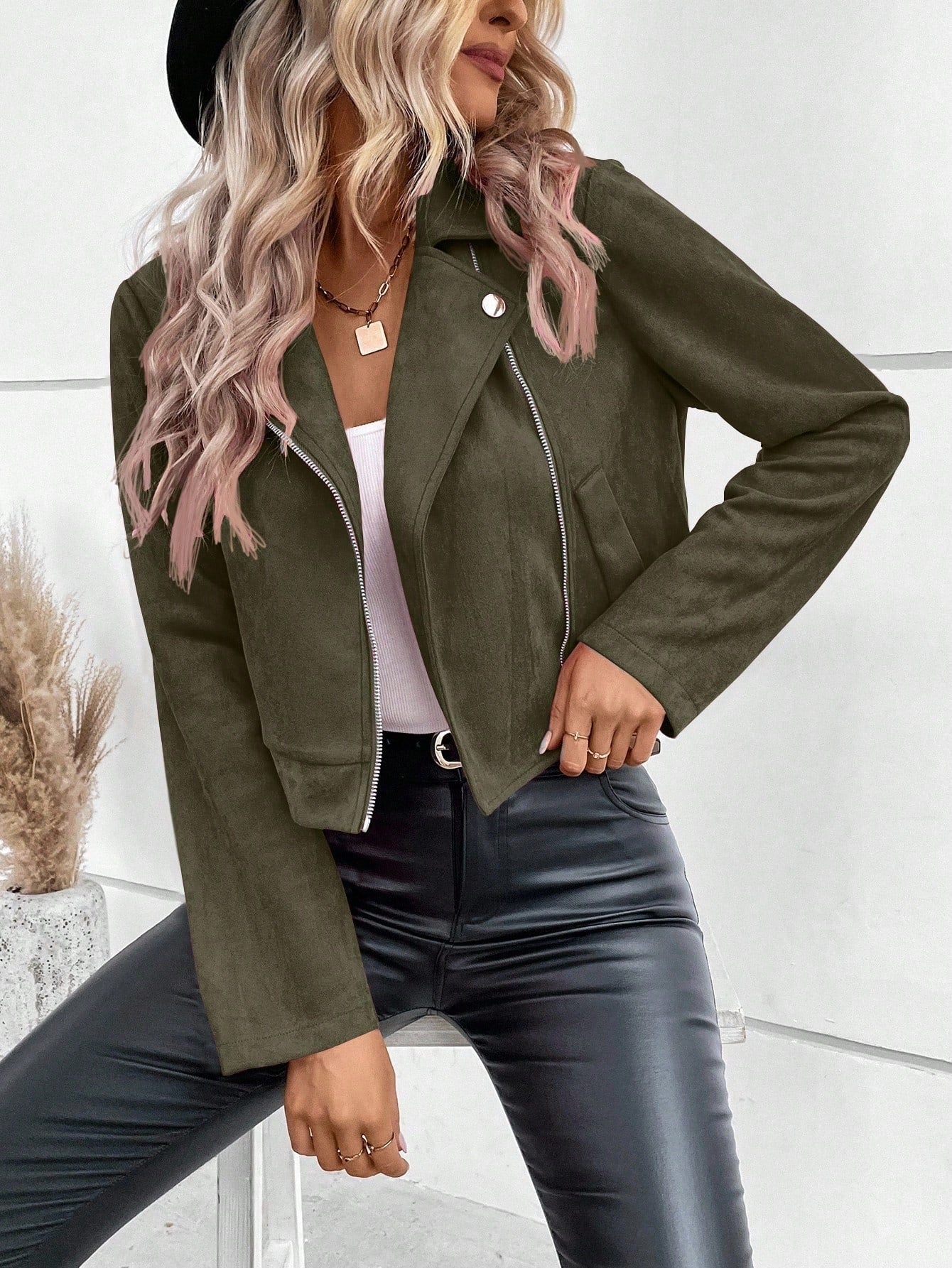 VERA™ | Veste en suède élégante